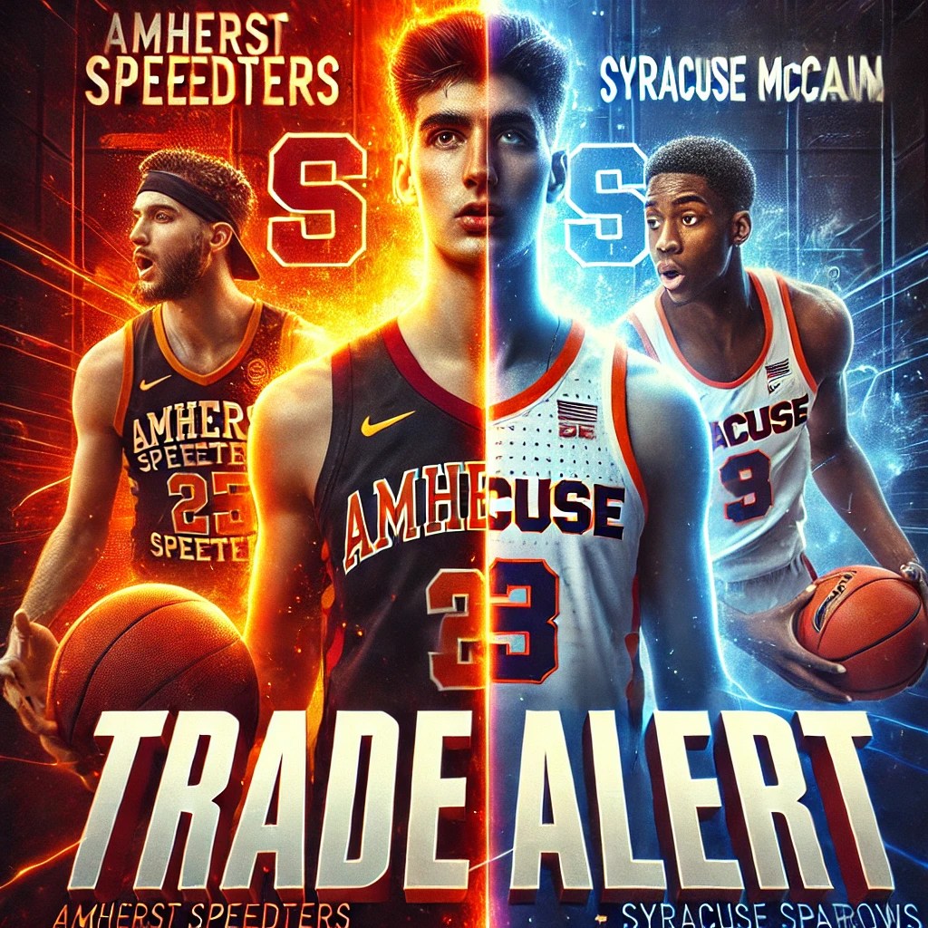 Trade Alert 🚨: Amherst Speedsters & Syracuse Sparrows Strike a&nbsp;Deal