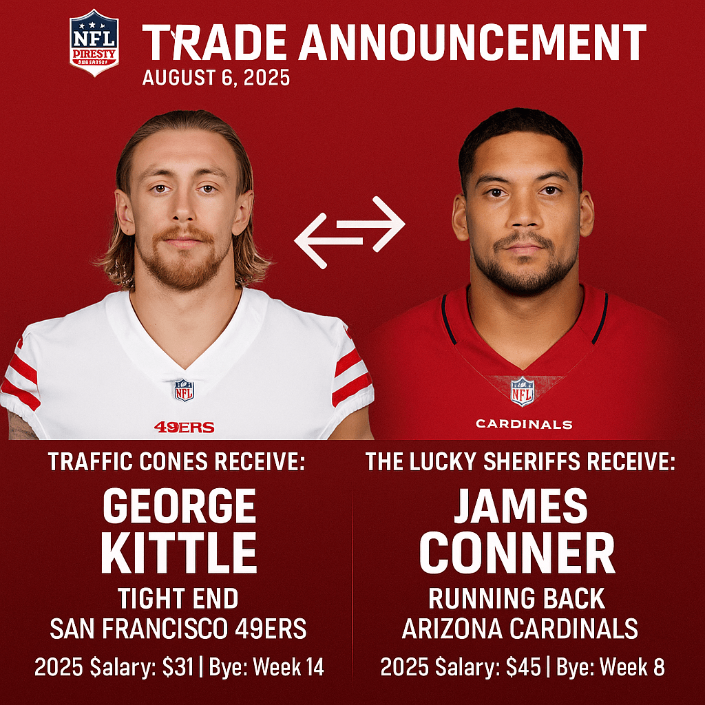 📰 NFL DYNASTY LEAGUE TRADE&nbsp;ANNOUNCEMENT