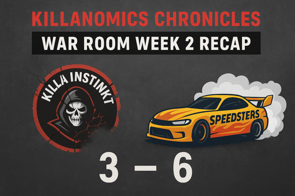 🏀 Killanomics Chronicles — War Room Week 2&nbsp;Recap