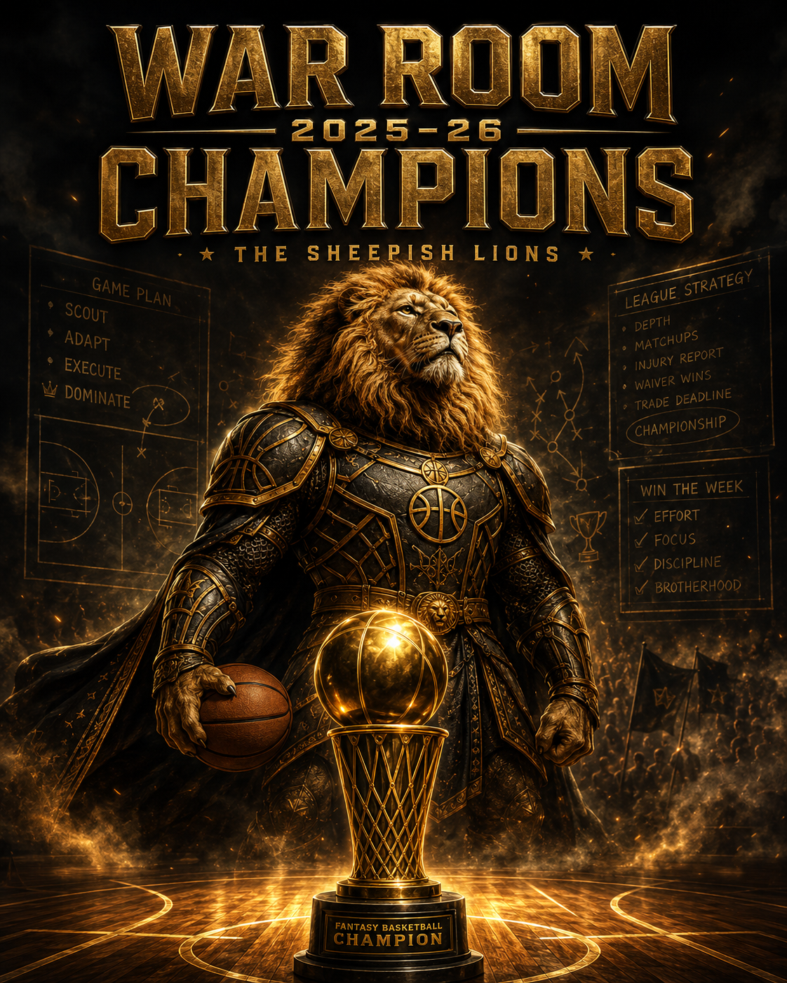 The Sheepish Lions Finally Break Through: Teddy Wins the 2025–26 War Room Championship
